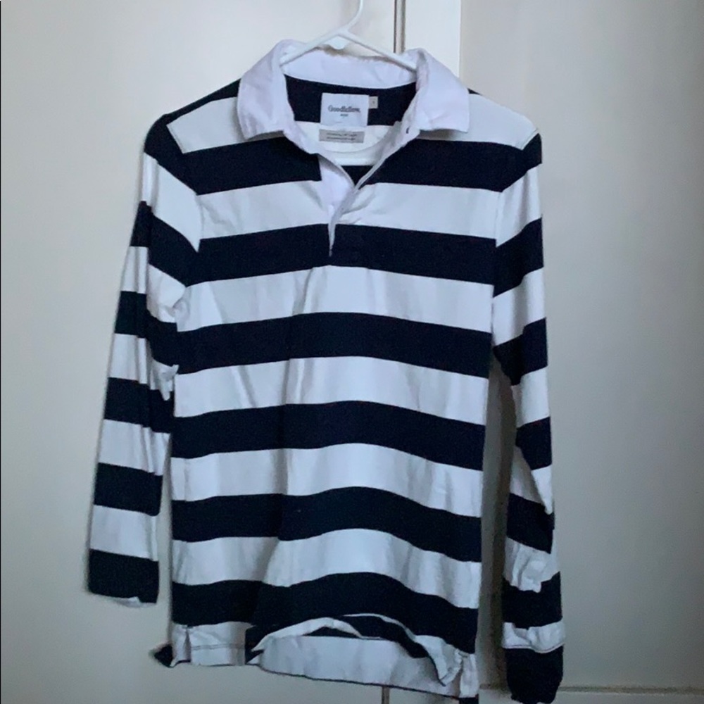 Black and White Striped Collar